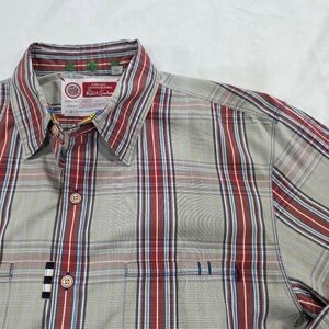 Robert Graham Luxurious Soft Imported Cotton Long Sleeve Plaid Button Up  Shirt.